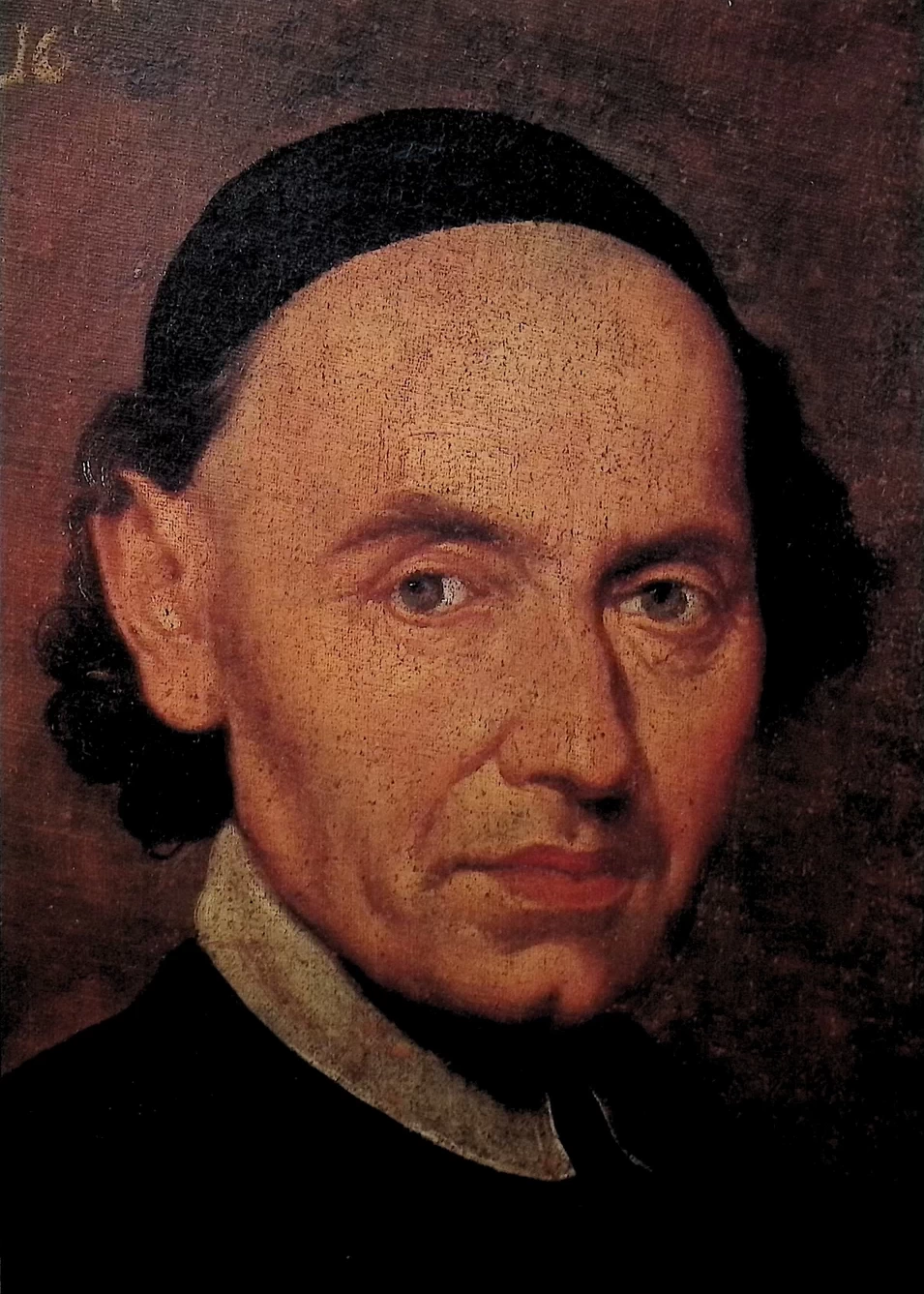 Giacomo Ceruti, il Pitocchetto - 276, Ritratto del parroco di Breno, Giulio Cattaneo, dettaglio